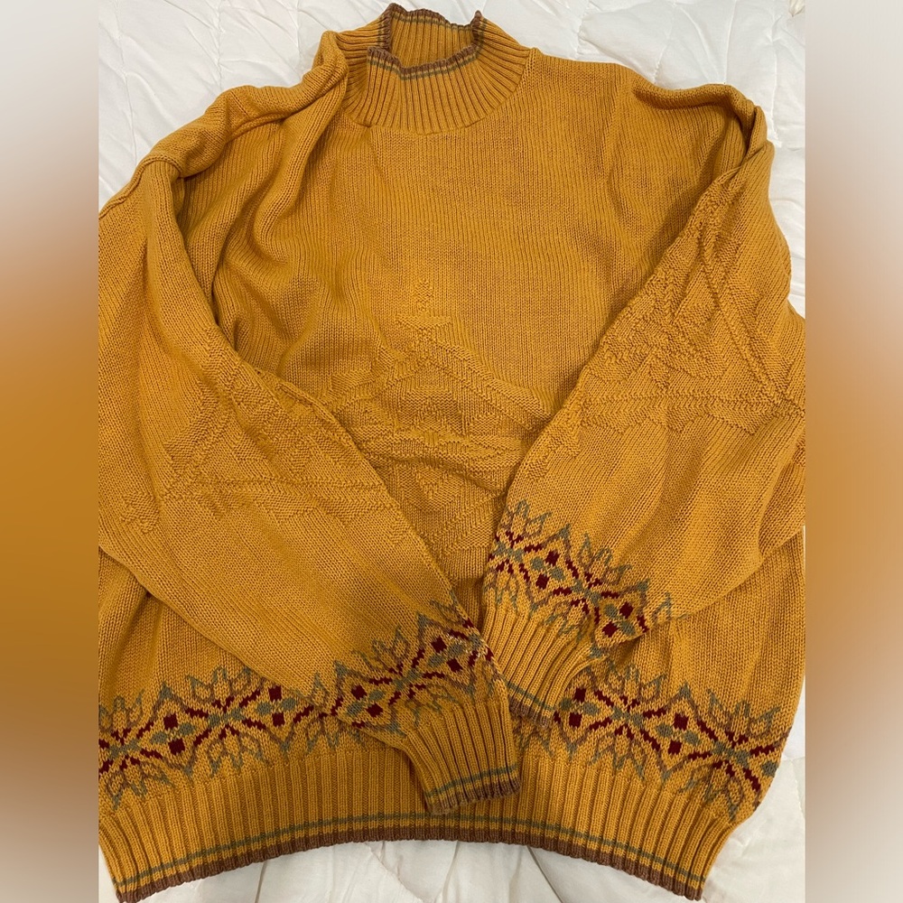 AMERICAN PORTRAIT PATTERNED SWEATER